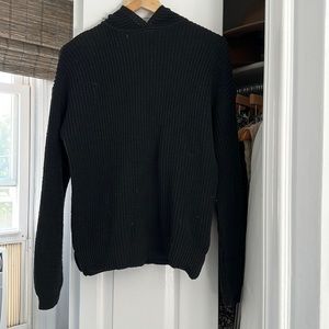 Love Your Melon Black knitted Hoodie